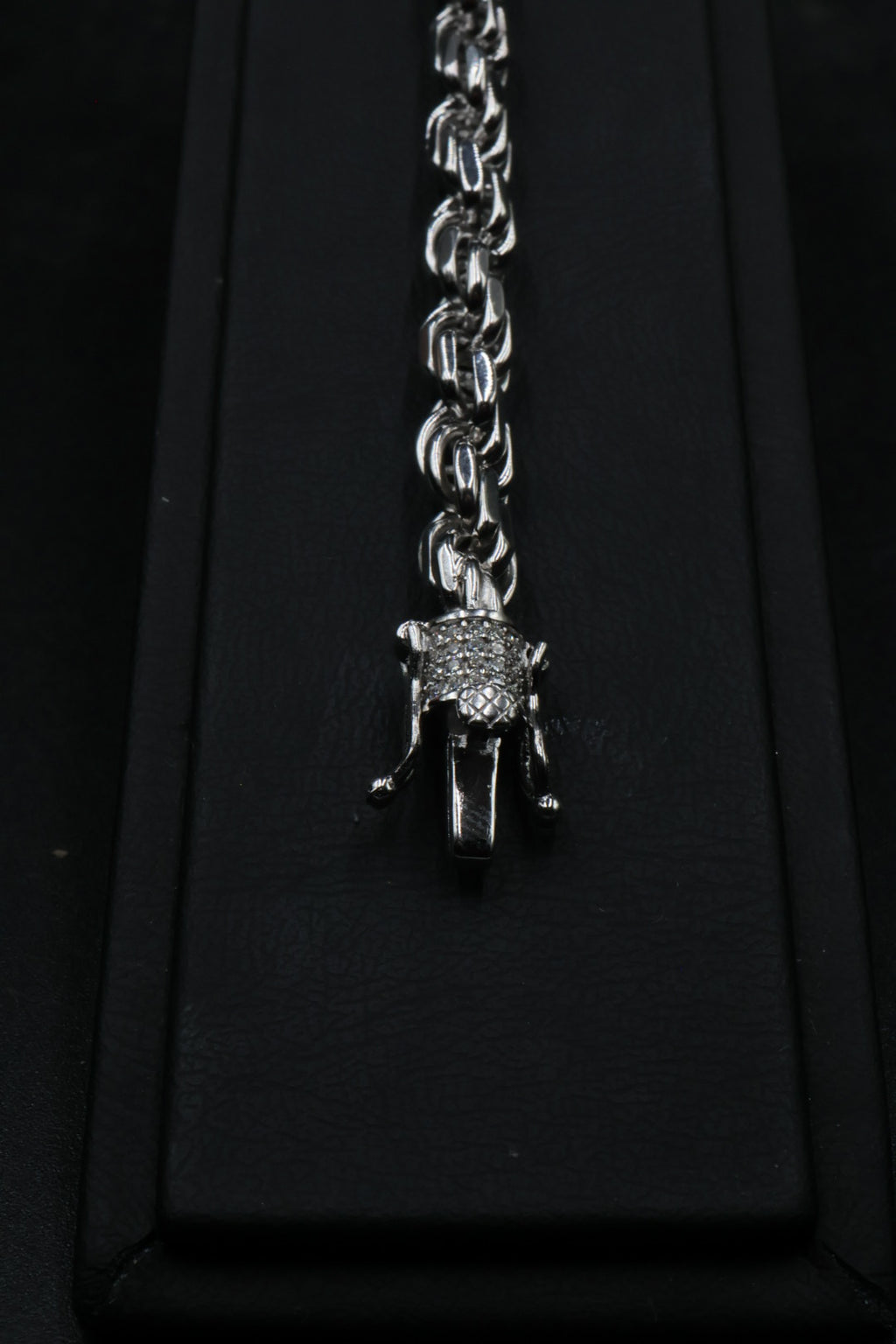 Pulsera Torzal Broche Iced - Moissanita