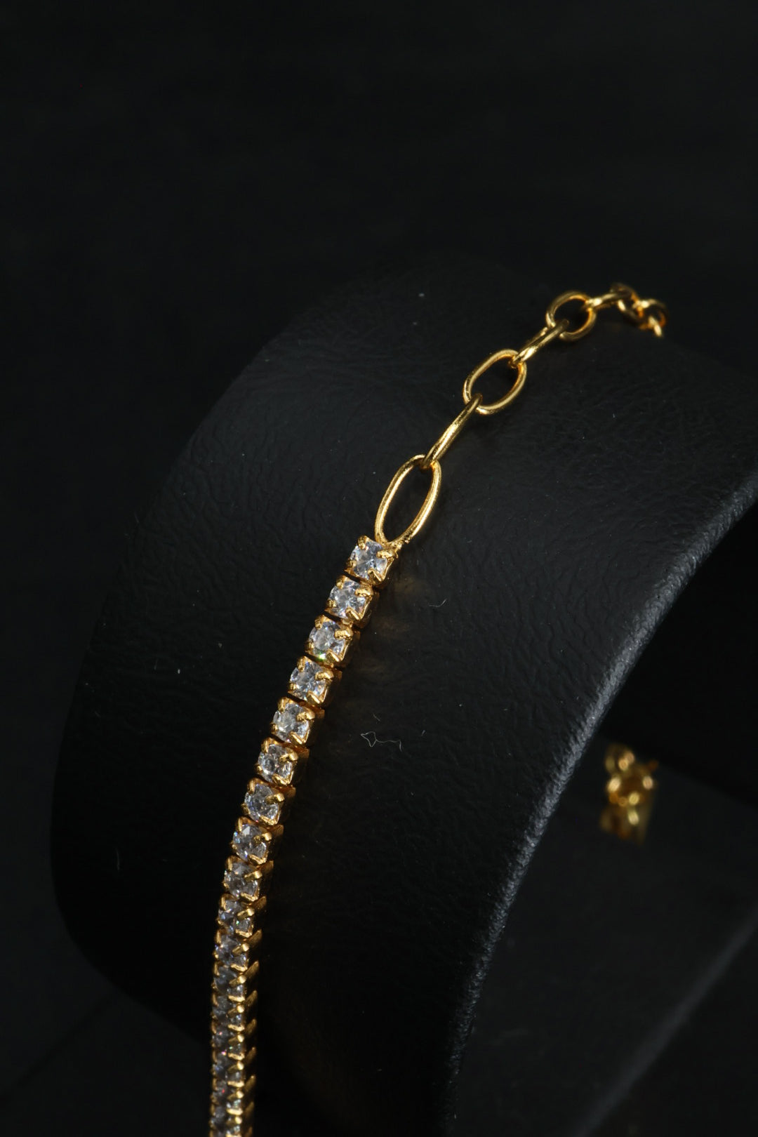 Pulsera Tenis Dorada