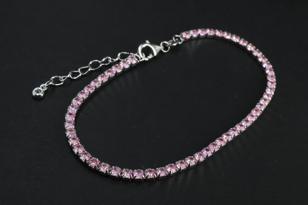 Pulsera Tenis Rosa