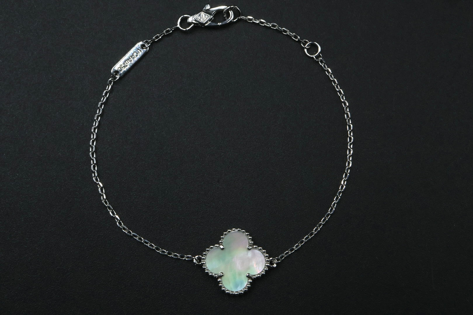 Pulsera VCA Sweet Alhambra 1:1 Silver Nácar.