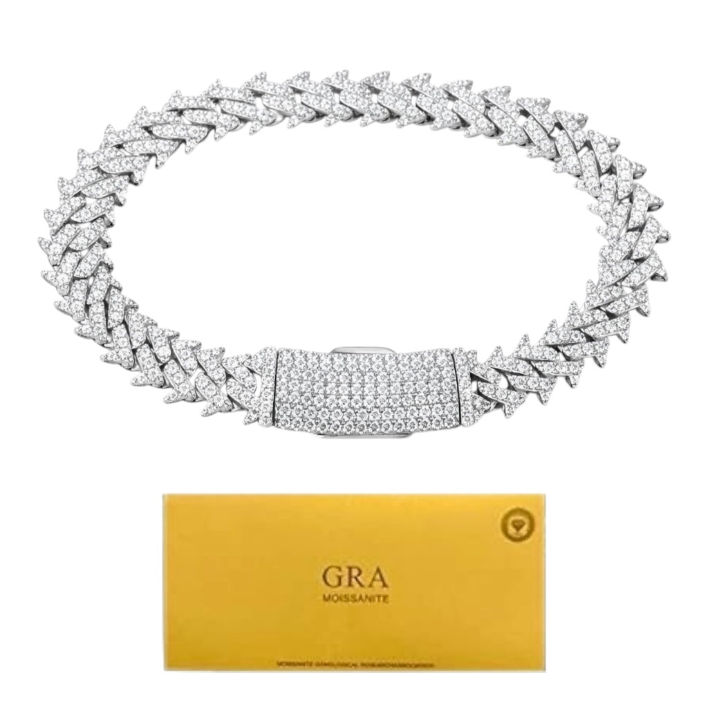 Pulsera Thorns Box - Moissanita