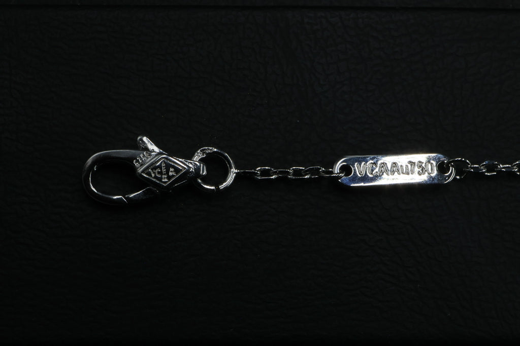 Pulsera VCA Sweet Alhambra 1:1 Silver Onyx.