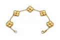 Pulsera Trébol 13 mm Dorado - Láser.