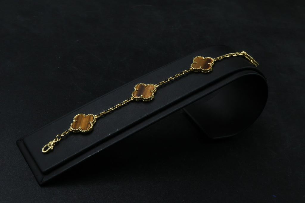 Pulsera VCA Alhambra 1:1 Gold Ojo de Tigre