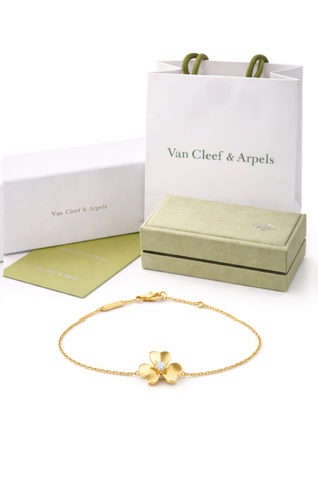 Pulsera VCA Frivole Minimodelo 1:1 Gold.