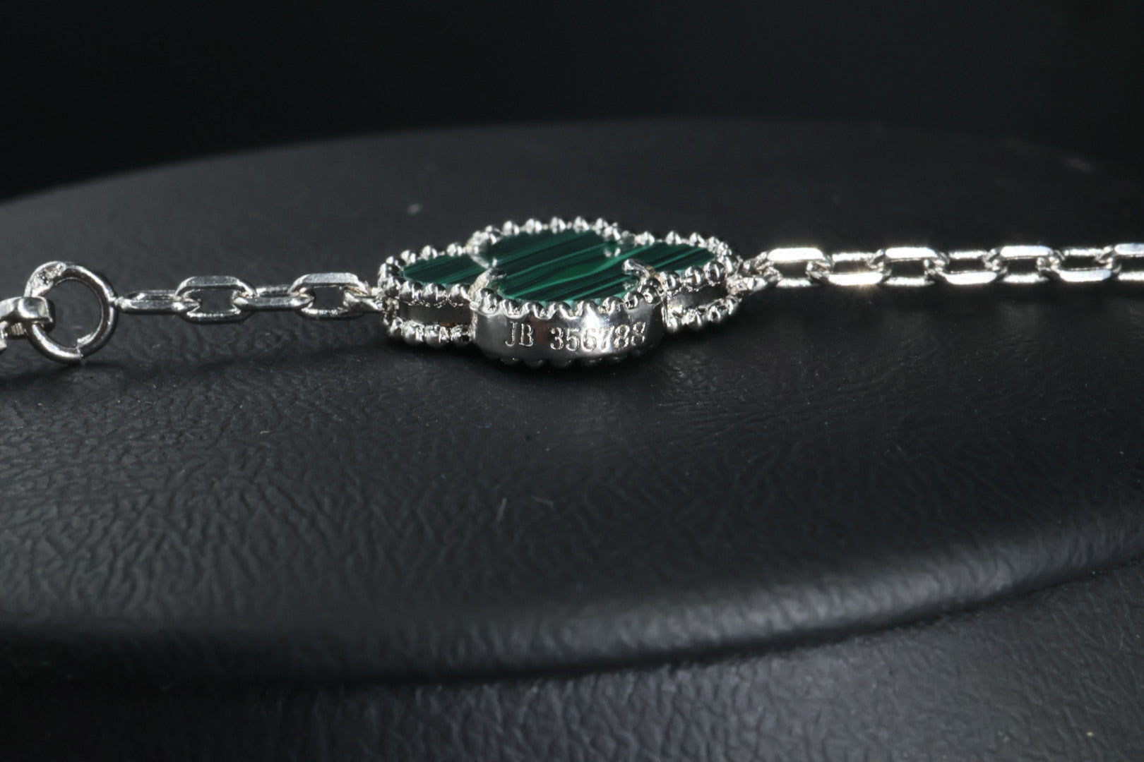 Collar VCA Alhambra 10 Motivos - Silver Malaquita Diamonds.