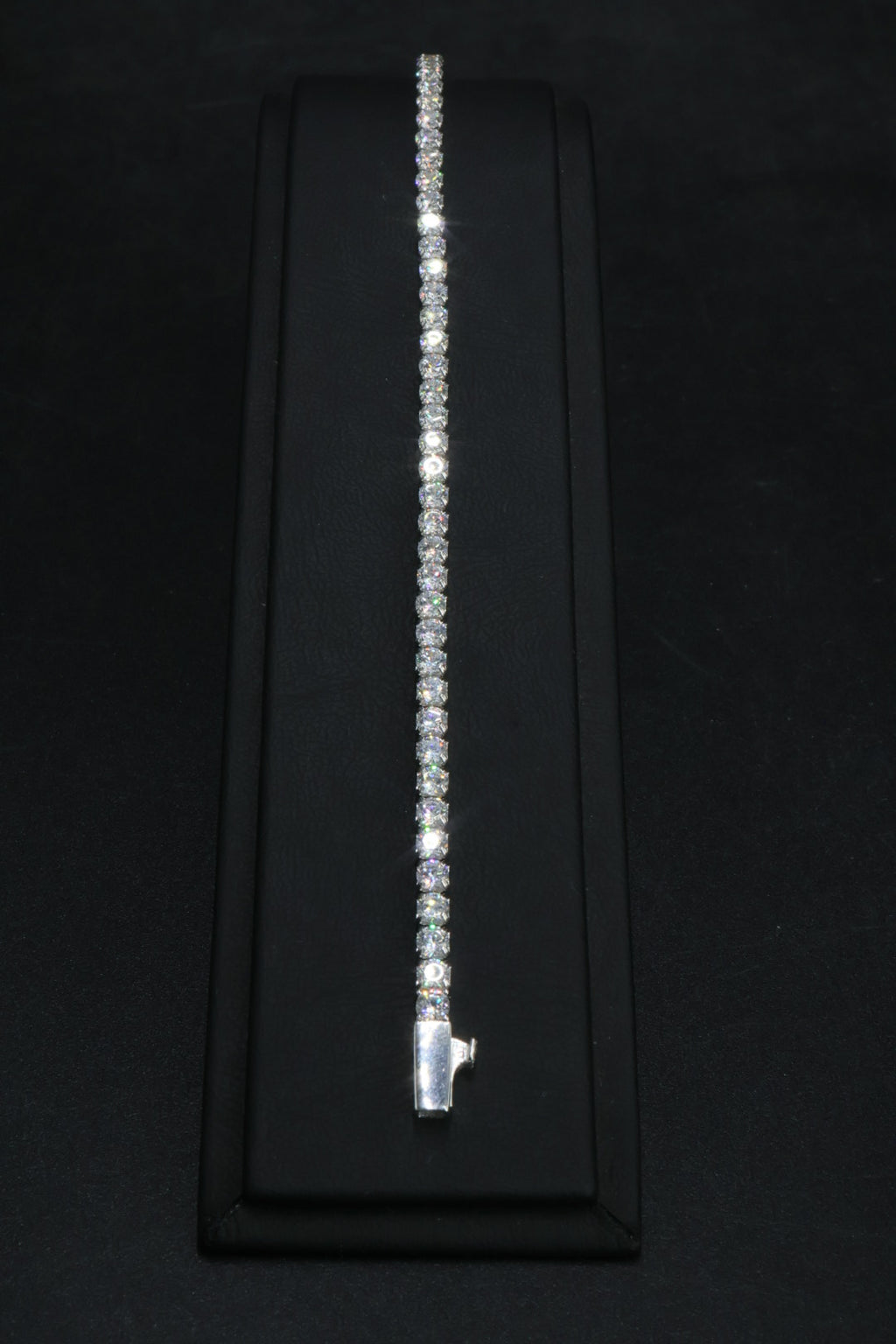 Pulsera Tenis -  Broche de un toque 3 mm.