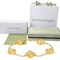 Pulsera VCA Alhambra 1:1 Gold Guilloché