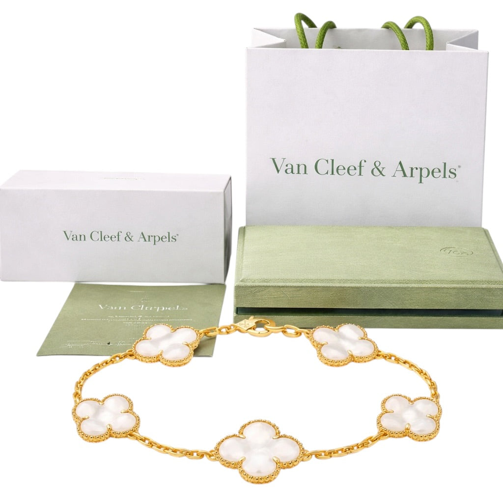 Pulsera VCA Alhambra 1:1 Gold Nácar