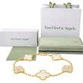 Pulsera VCA Alhambra 1:1 Gold Nácar - Diamonds